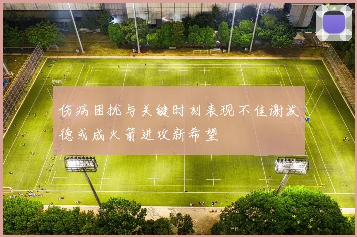 伤病困扰与关键时刻表现不佳谢泼德或成火箭进攻新希望