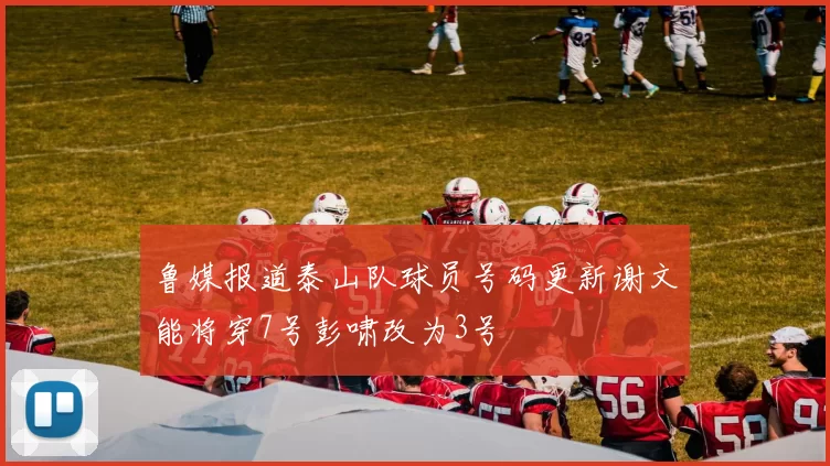 鲁媒报道泰山队球员号码更新谢文能将穿7号彭啸改为3号